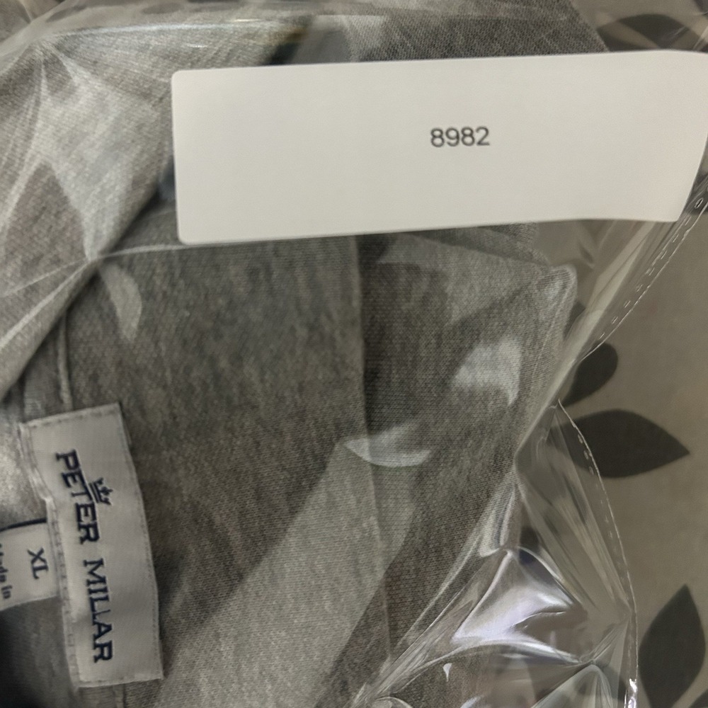 Peter Millar 1/4 Zip Pullover Men XL Gray Las Vegas Horseshoe Caesars Carano Cup - Picture 14 of 14